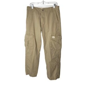 Levis Cargo Pants Loose Straight Sz 32x29 READ Khaki Baggy Skate Retro 90s Style